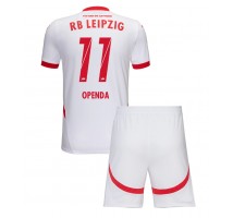RB Leipzig Lois Openda #11 Koszulka Podstawowa dzieci 2024-25 Krótki Rękaw (+ krótkie spodenki)